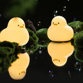 Süßes kleines Enten-Nachtlicht, LED, matschig, Silikon, Wasserhahn-Lampe, bestes Geschenk für Baby und Mädchen